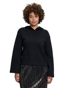 CARTOON Bluza w kolorze czarnym rozmiar: 36. Czarne bluzy Cartoon, bez wzorów, z bawełny, z kapturem. Za 104,99 zł.