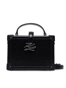 KARL LAGERFELD Torebka B4W30369 Czarny. Czarne kuferki KARL LAGERFELD, bez wzorów, ze skóry, bez dodatków. Za 1 299,00 zł.