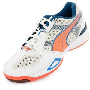 Damskie buty wewnętrzne Puma Agilio W 41 - lekkie i oddychające. Fioletowe buty sportowe Puma, bez wzorów, bez zapięcia. Za 281,99 zł.