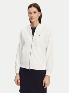 Gant Bluza Shield 4201412 Écru Regular Fit. Bluzy GANT, s, bez wzorów, z bawełny, bez kaptura. Za 369,99 zł.