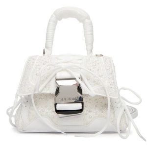 Torebka Steve Madden. Białe torebki klasyczne Steve Madden, bez wzorów, bez dodatków. Za 469,99 zł.