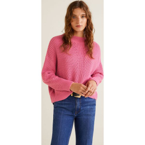 Mango - Sweter Diagonal. Swetry klasyczne marki Mango. W wyprzedaży za 69,90 zł.