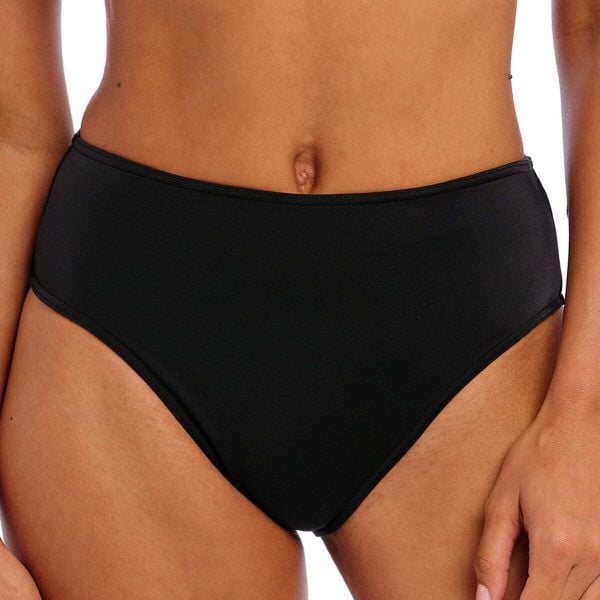 Figi do kostiumów kąpielowych dla kobiet Freya Jewel cove. Czarne figi Freya, z aplikacjami, z lycry. Za 180,00 zł.