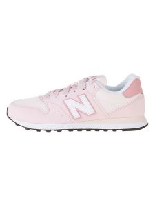 New Balance Sneakersy w kolorze jasnoróżowym rozmiar: 36. Różowe trampki New Balance, bez wzorów, bez zapięcia. Za 230,53 zł.