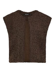 Sublevel Kamizelka w kolorze brązowym rozmiar: M/L. Brązowe kamizelki Sublevel, l, bez wzorów, bez kołnierzyka, bez ramiączek, bez kaptura. Za 197,17 zł.