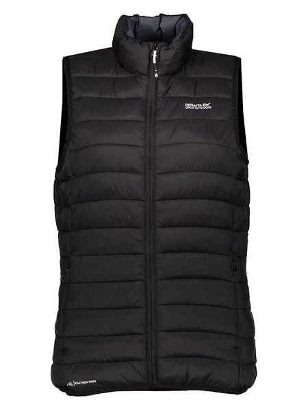 Regatta Kamizelka pikowana "Marizion" w kolorze czarnym rozmiar: 34. Czarne kamizelki Regatta, bez wzorów, bez kołnierzyka, bez ramiączek, bez kaptura. Za 117,73 zł.