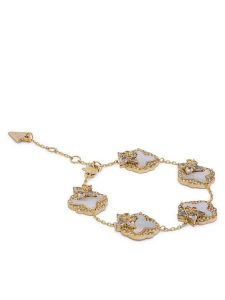 Guess Bransoletka JUBB05 582JW Złoty. Żółte bransoletki Guess, metalowe. Za 399,99 zł.