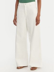 Weekend Max Mara Jeansy Medina 2615131051 Biały Wide Leg. Białe jeansy Weekend Max Mara, bez wzorów, z bawełny. Za 618,99 zł.