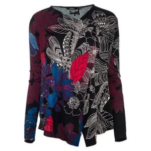 Desigual Sweter Damski Mireia, Xs, Wielobarwny. Swetry klasyczne marki Desigual. W wyprzedaży za 277,00 zł.