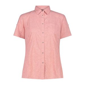 Koszula damska CMP. Czerwone koszule CMP, bez wzorów, bez kołnierzyka, bez ramiączek. Za 241,50 zł.