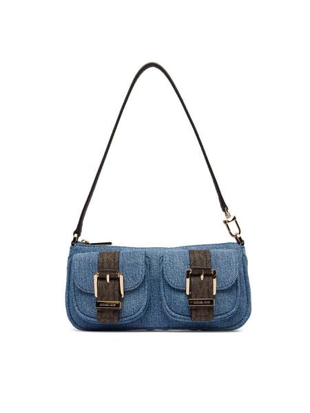 MICHAEL Michael Kors Torebka 32S6GZCU1C Niebieski. Niebieskie torebki klasyczne MICHAEL Michael Kors, bez wzorów, z materiału, bez dodatków. Za 409,99 zł.