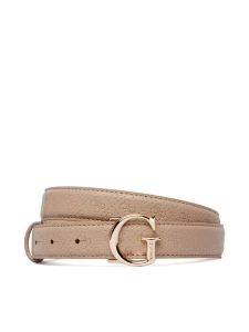 Guess Pasek Damski BW9493 P6425 Beżowy. Brązowe paski Guess, z aplikacjami, ze skóry. Za 234,99 zł.