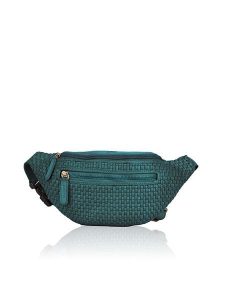 Bellicci Skórzana saszetka "Elliot" w kolorze zielonym - 30 x 14 x 8 cm rozmiar: onesize. Zielone nerki i saszetki Bellicci, bez wzorów, z materiału. Za 173,99 zł.