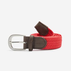 Pasek do spodni do golfa Inesis pleciony. Paski INESIS, bez wzorów, eleganckie. Za 34,99 zł.