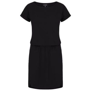 Sukienka damska LOAP Ubulina – rozmiar S. Fioletowe sukienki Lolë, s, bez wzorów, sportowe, bez kołnierzyka, bez ramiączek, sportowe. Za 186,99 zł.