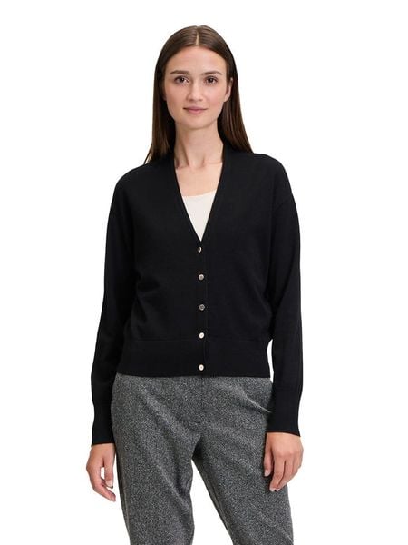 Betty Barclay Kardigan w kolorze czarnym rozmiar: 46. Czarne kardigany Betty Barclay, bez wzorów, bez ramiączek. Za 130,99 zł.