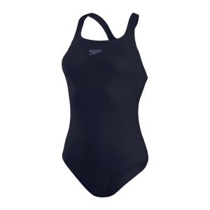 Damski jednoczęściowy kostium kąpielowy Speedo Eco+ Medalist. Niebieskie stroje jednoczęściowe Speedo, bez wzorów, z poliesteru. Za 211,30 zł.