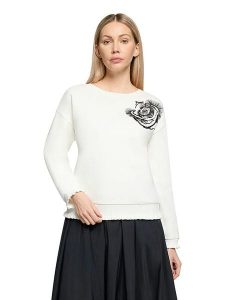 CARTOON Bluza w kolorze kremowym rozmiar: 36. Brązowe bluzy Cartoon, bez wzorów, bez kaptura. Za 124,95 zł.