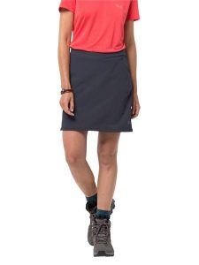 Jack Wolfskin Szorty "Hilltop Trail Skort W" w kolorze czarnym rozmiar: 42. Czarne spodenki sportowe Jack Wolfskin, bez wzorów, z materiału, outdoorowe. Za 166,10 zł.