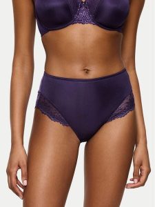 Triumph Figi klasyczne z wysokim stanem Ladyform Soft Maxi 10210671 Fioletowy. Fioletowe figi Triumph, bez wzorów, z syntetyku. Za 117,00 zł.