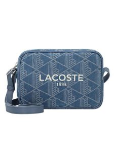 Lacoste Torebka NF5007HK Niebieski. Niebieskie listonoszki Lacoste, bez wzorów, z materiału, bez dodatków. Za 399,99 zł.