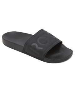 Klapki basenowe damskie Roxy SLIPPY II. Czarne klapki Roxy, bez wzorów, z gumy, bez obcasa. Za 109,99 zł.