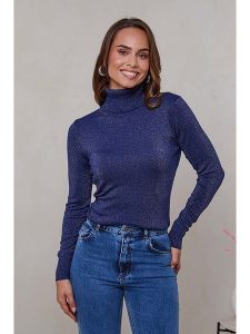 Soft Cashmere Golf w kolorze granatowym rozmiar: 38/40. Niebieskie golfy Soft Cashmere, bez wzorów. Za 167,25 zł.