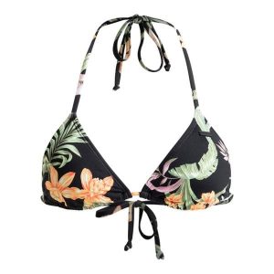 Trójkątny stanik bikini dla Kobiety PT BEACH CLASSICS Czarny. Czarne bikini Roxy, bez wzorów, z elastanu. Za 139,99 zł.