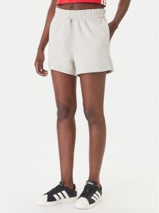 Adidas Szorty sportowe Essentials Small Logo Feel Cozy JC5931 Beżowy Regular Fit. Brązowe spodenki sportowe ADIDAS, l, bez wzorów, z bawełny. Za 129,99 zł.