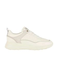 Geox Sneakersy "Alleniee" w kolorze srebrno-białym rozmiar: 40. Białe trampki Geox, bez wzorów, bez zapięcia. Za 223,99 zł.