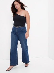 GAP Dżinsy - Comfort fit - w kolorze granatowym rozmiar: W32. Niebieskie jeansy GAP, bez wzorów, z podwyższonym stanem. Za 96,60 zł.
