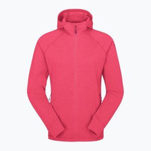 Bluza damska Rab Nexus Hoody. Czerwone bluzy RAB, bez wzorów, bez kaptura. Za 352,49 zł.