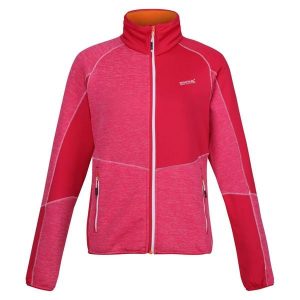 Bluza Polarowa Damska Melanżowy Pełen Suwak Lindalla VII. Czerwone bluzy Regatta, bez wzorów, z polaru, bez kaptura. Za 81,99 zł.