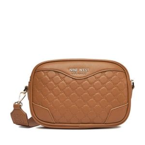 Torebka Nine West. Brązowe listonoszki Nine West, bez wzorów, bez dodatków. Za 199,99 zł.