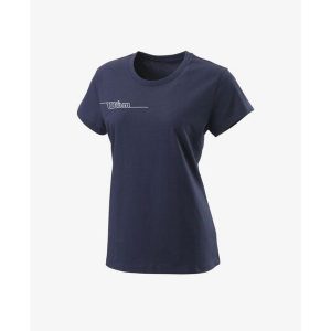 Koszulka tenisowa damska z krótkim rękawem Wilson Team II Tech Tee team. Białe bluzki Wilson, xs, bez wzorów, sportowe, bez kołnierzyka, bez ramiączek. Za 125,00 zł.