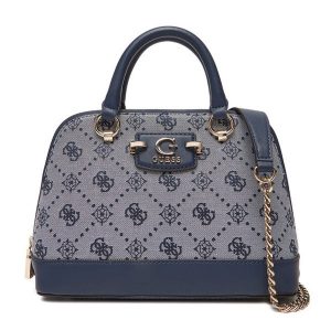 Torebka Guess. Niebieskie torebki klasyczne Guess, z aplikacjami, bez dodatków. Za 389,99 zł.