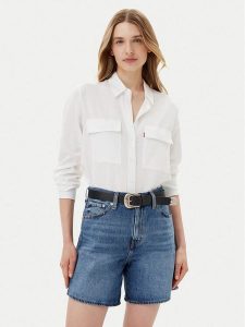 Levi's® Koszula Doreen A7467-0006 Biały Regular Fit. Białe koszule m, bez wzorów, z wiskozy, bez kołnierzyka, bez ramiączek. Za 359,99 zł.