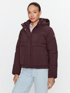 Champion Kurtka przejściowa Hooded Jacket 116921 Brązowy Custom Fit. Brązowe kurtki Champion, s, bez wzorów, z syntetyku, bez kaptura. Za 599,99 zł.