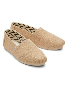 TOMS Espadryle w kolorze beżowym rozmiar: 41. Brązowe espadryle Toms, bez wzorów, bez obcasa. Za 165,99 zł.