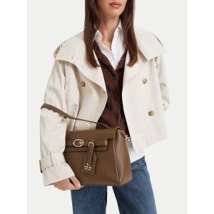 Torebka Beverly Hills Polo Club. Brązowe torebki klasyczne Beverly Hills Polo Club, bez wzorów, bez dodatków. Za 229,99 zł.