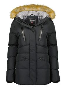 Geographical Norway Kurtka zimowa "Crown" w kolorze czarnym rozmiar: XL. Czarne kurtki Geographical Norway, na zimę, xl, bez wzorów, z puchu, bez kaptura. Za 241,56 zł.