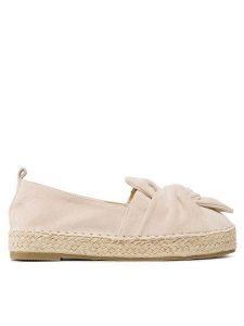 DeeZee Espadryle WSS990-160 Beżowy. Brązowe espadryle DeeZee, bez wzorów, z materiału, bez obcasa. Za 89,99 zł.