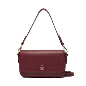 Torebka Tommy Hilfiger. Czerwone torebki klasyczne TOMMY HILFIGER, bez wzorów, bez dodatków. Za 459,99 zł.