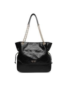 Nine West Torebka EO-Bellis-LX10277 Czarny. Czarne shopper bag Nine West, bez wzorów, z materiału, bez dodatków. Za 349,99 zł.