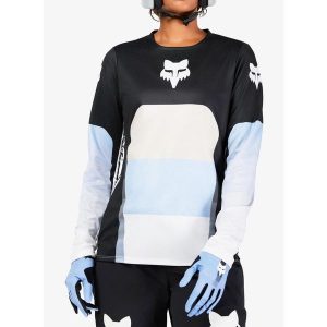Bluza rowerowa damska Fox Ranger LS Jersey Grid. Czarne bluzy FOX, bez wzorów, z jersey, bez kaptura. Za 235,99 zł.