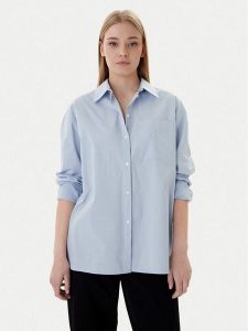 Calvin Klein Jeans Koszula LV047C143G Szary Relaxed Fit. Szare koszule Calvin Klein Jeans, xs, bez wzorów, z bawełny, bez kołnierzyka, bez ramiączek. Za 409,99 zł.