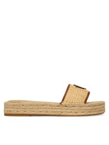 LAUREN RALPH LAUREN Espadryle 802P06398003 Beżowy. Brązowe espadryle Lauren Ralph Lauren, bez wzorów, z syntetyku, bez obcasa. Za 639,99 zł.