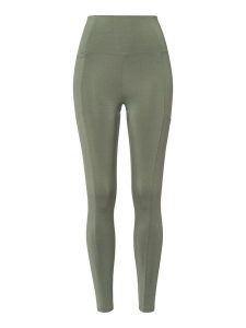 Les Lunes Legginsy sportowe "Luna" w kolorze zielonym rozmiar: M. Zielone legginsy Les Lunes, m, bez wzorów, z podwyższonym stanem, outdoorowe. Za 173,99 zł.