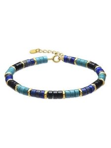 Luxenter Bransoletka z turkusami rozmiar: onesize. Niebieskie bransoletki Luxenter, z turkusem, srebrne. Za 139,20 zł.