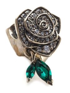 Pandora Srebrny charms z kryształami rozmiar: onesize. Szare zawieszki Pandora, z kryształem, srebrne. Za 217,99 zł.